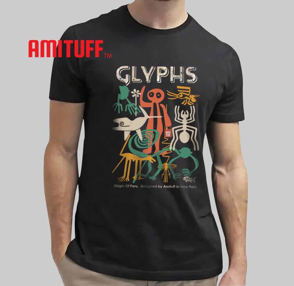 Glyphs Nazca Line T-shirt