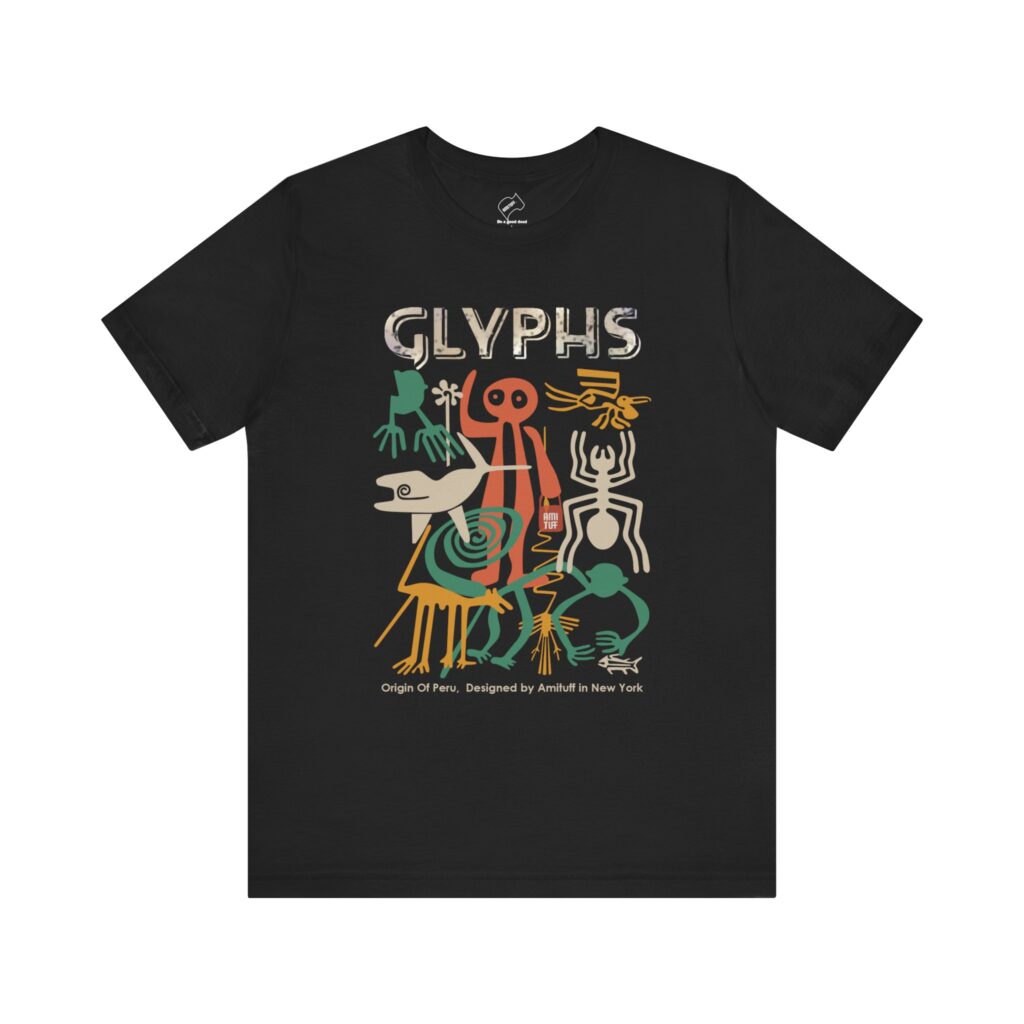 Glyphs Nazca Line T-shirt