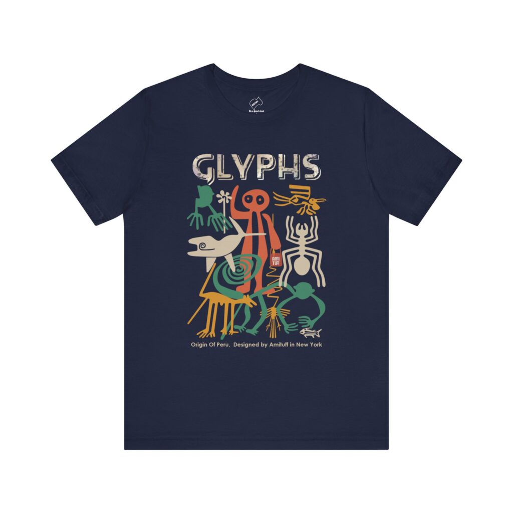Glyphs Nazca Line T-shirt