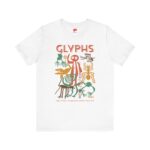 Glyphs Nazca Line T-shirt White