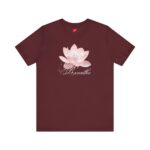 Sacred Lotus Breathe T-shirt Maroon