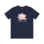 Sacred Lotus Breathe T-shirt Navy