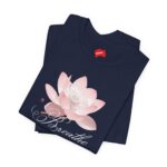 Sacred Lotus Breathe T-shirt | Mindfulness Peace Joyfulness